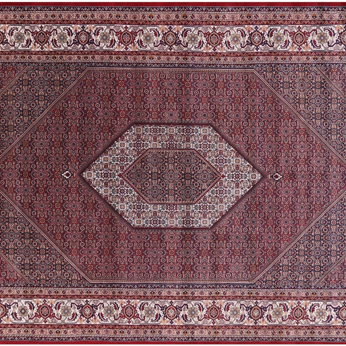 Persian Super Bijar Handmade Wool Rug 9