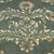 Hand-Painted Green Floral Accent Cabinet - AC1001