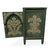 Hand-Painted Green Floral Accent Cabinet - AC1001