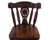 Reclaimed Wood Bar & Counter Stool - Handcarved Back Sunflower - BS113