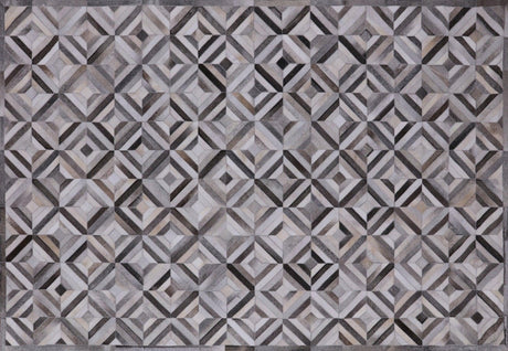 Natural Cowhide Hand Stitched Area Rug - Manhattan Rugs