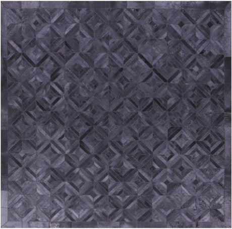 Square Hand Stitched Natural Cowhide Rug - Manhattan Rugs