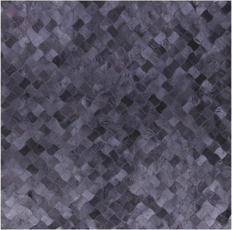 Square Natural Cowhide Hand Stitched Rug - Manhattan Rugs