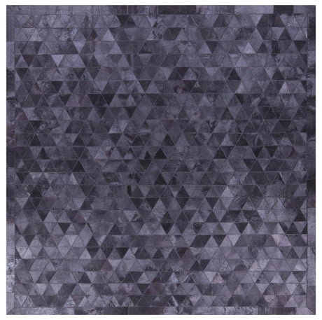 Square Natural Cowhide Hand Stitched Rug - Manhattan Rugs
