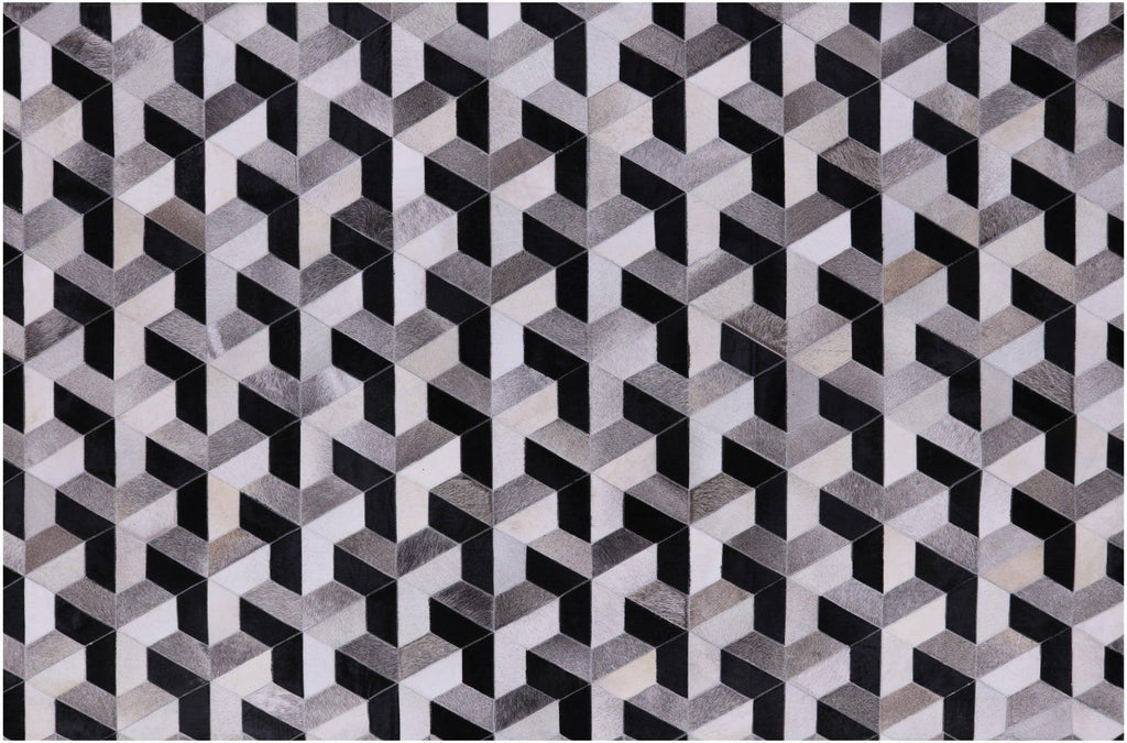 Hand Stitched Natural Cowhide Rug - Manhattan Rugs