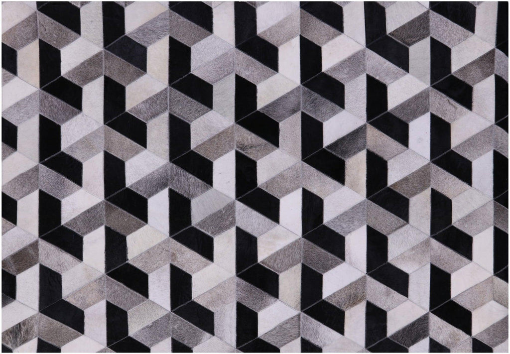 Natural Cowhide Hand Stitched Rug - Manhattan Rugs