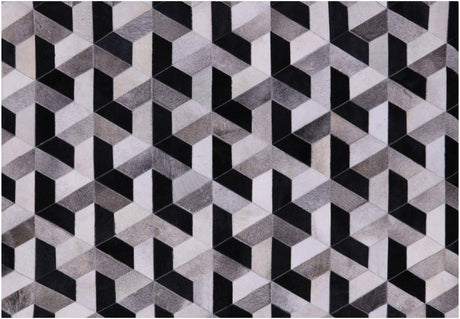 Natural Cowhide Hand Stitched Rug - Manhattan Rugs