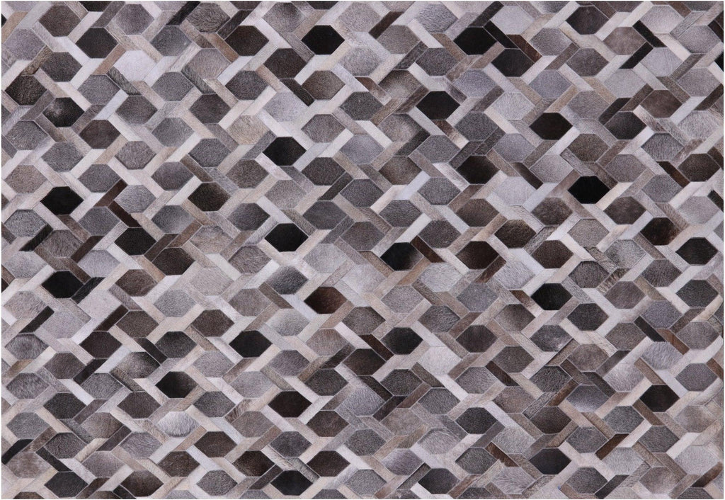 Natural Cowhide Hand Stitched Rug - Manhattan Rugs