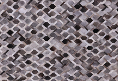 Natural Cowhide Hand Stitched Rug - Manhattan Rugs