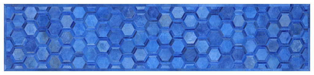 Runner Hand Stitched Natural Cowhide Rug - Manhattan Rugs