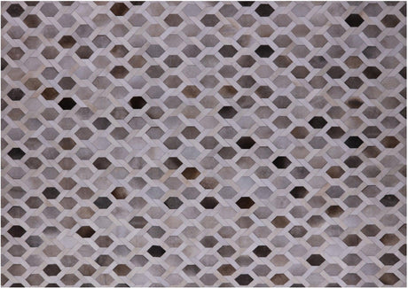 Natural Cowhide Hand Stitched Rug - Manhattan Rugs