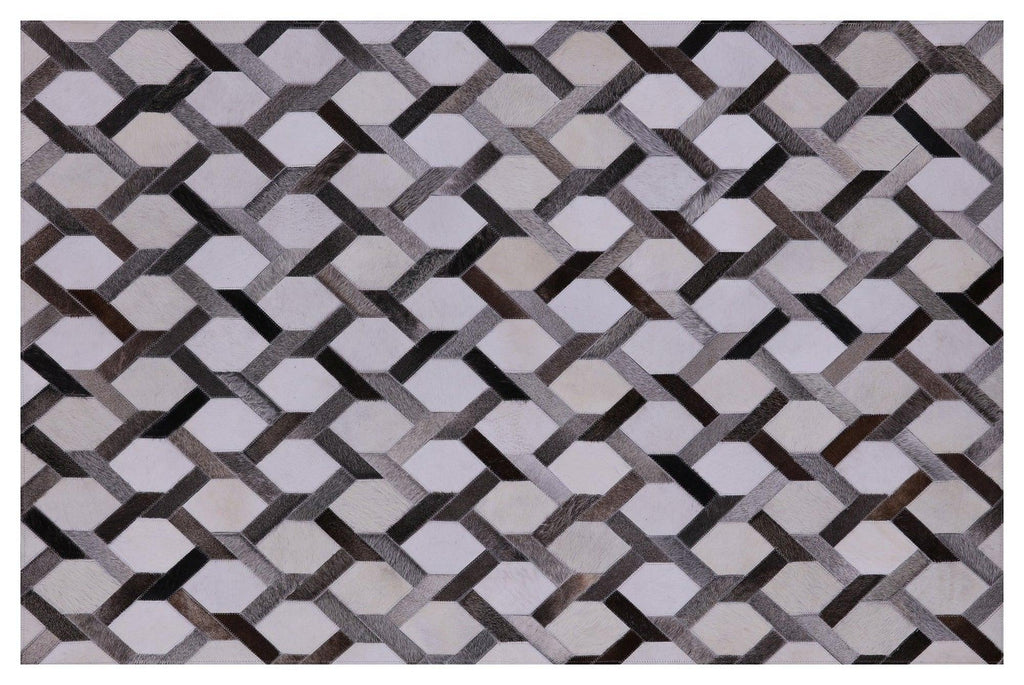 Natural Cowhide Hand Stitched Rug - Manhattan Rugs