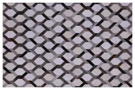 Natural Cowhide Hand Stitched Rug - Manhattan Rugs