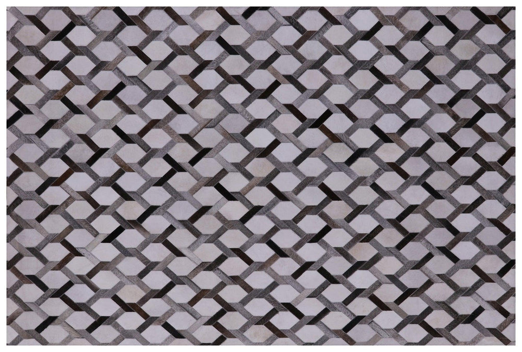 Natural Cowhide Hand Stitched Rug - Manhattan Rugs