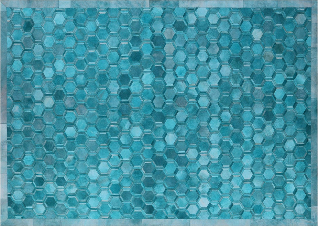 Hand Stitched Natural Cowhide Rug - Manhattan Rugs