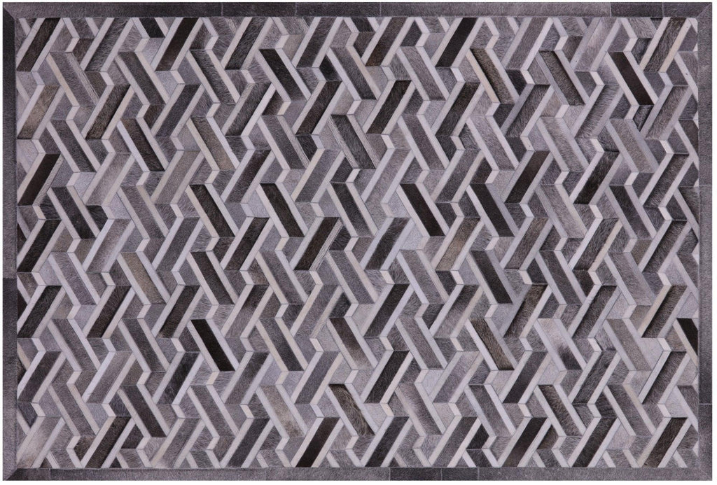 Natural Cowhide Hand Stitched Rug - Manhattan Rugs