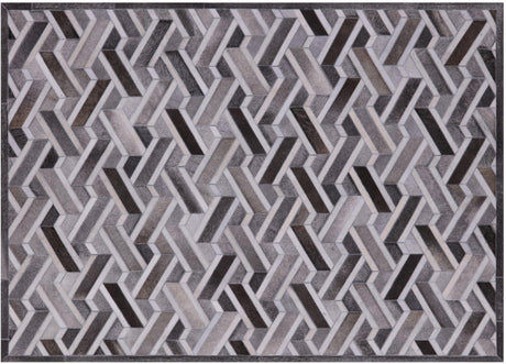 Natural Cowhide Hand Stitched Rug - Manhattan Rugs