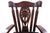 Reclaimed Wood Chair Handcarved Back Sunflower Removable Hair-On Cowhide Pillow - C166-CP