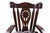 Reclaimed Wood Chair Handcarved Back Sunflower Removable Hair-On Cowhide Pillow - C169-CP