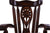 Reclaimed Wood Chair Handcarved Back Sunflower Removable Hair-On Cowhide Pillow - C177-CP
