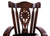 Reclaimed Wood Chair Handcarved Back Sunflower Removable Hair-On Cowhide Pillow - C178-CP