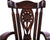 Reclaimed Wood Chair Handcarved Back Sunflower Removable Hair-On Cowhide Pillow - C179-CP