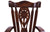 Reclaimed Wood Chair Handcarved Back Sunflower Removable Hair-On Cowhide Pillow - C180-CP
