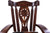 Reclaimed Wood Chair Handcarved Back Sunflower Removable Hair-On Cowhide Pillow - C181-CP