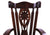 Reclaimed Wood Chair Handcarved Back Sunflower Removable Hair-On Cowhide Pillow - C183-CP