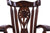 Reclaimed Wood Chair Handcarved Back Sunflower Removable Hair-On Cowhide Pillow - C185-CP