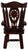 Reclaimed Wood Chair Handcarved Back Sunflower Removable Hair-On Cowhide Pillow - C187-CP