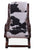 Reclaimed Wood Hair-On Cowhide Handcrafted Chair - C191-FC
