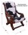 Reclaimed Wood Hair-On Cowhide Handcrafted Chair - C191-FC