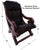 Reclaimed Wood Hair-On Cowhide Handcrafted Chair - C192-FC