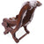 Reclaimed Wood Hair-On Cowhide Handcrafted Chair - C194-FC