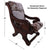 Reclaimed Wood Hair-On Cowhide Handcrafted Chair - C194-FC