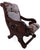 Reclaimed Wood Hair-On Cowhide Handcrafted Chair - C194-FC