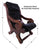 Reclaimed Wood Hair-On Cowhide Handcrafted Chair - C195-FC