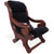 Reclaimed Wood Hair-On Cowhide Handcrafted Chair - C197-FC