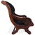 Reclaimed Wood Hair-On Cowhide Handcrafted Chair - C198-FC