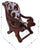Reclaimed Wood Hair-On Cowhide Handcrafted Chair - C200-FC