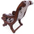 Reclaimed Wood Hair-On Cowhide Handcrafted Chair - C201-FC