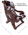 Reclaimed Wood Hair-On Cowhide Handcrafted Chair - C201-FC