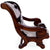 Reclaimed Wood Hair-On Cowhide Handcrafted Chair - C202-FC