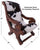 Reclaimed Wood Hair-On Cowhide Handcrafted Chair - C202-FC