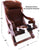 Reclaimed Wood Hair-On Cowhide Handcrafted Chair - C203-FC