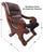 Reclaimed Wood Hair-On Cowhide Handcrafted Chair - C204-FC