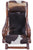 Reclaimed Wood Hair-On Cowhide Handcrafted Chair - C205-FC