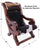 Reclaimed Wood Hair-On Cowhide Handcrafted Chair - C205-FC
