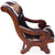 Reclaimed Wood Hair-On Cowhide Handcrafted Chair - C205-FC